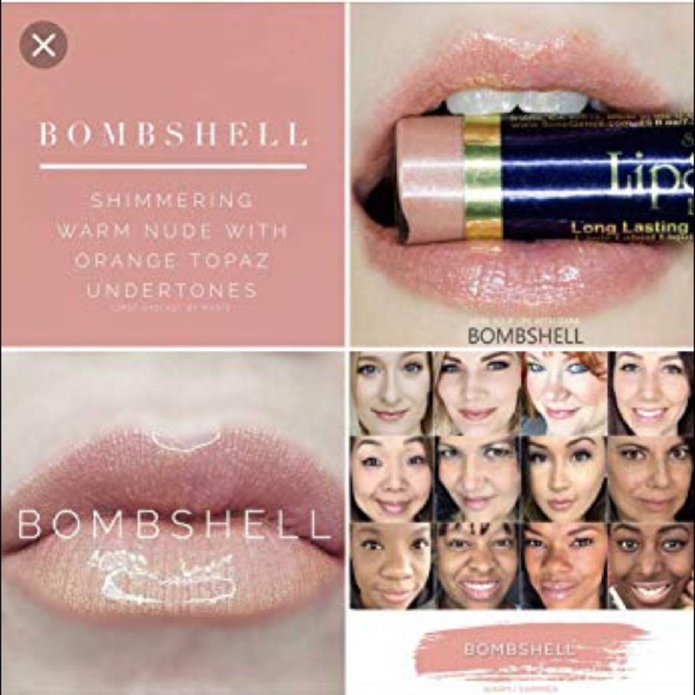 Bombshell pink lipsense 24 hour lipstick